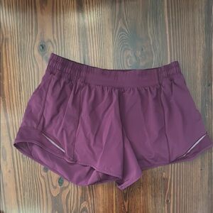 Women's Purple Athletic Shorts